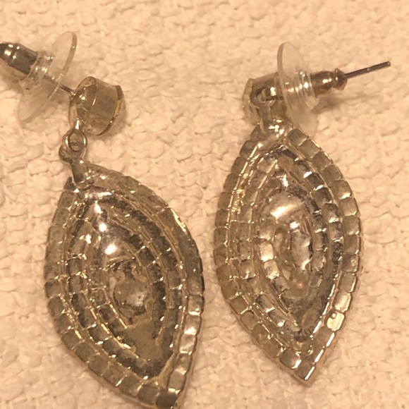 Gorgeous Rhinestone Stud Drop Earrings - Picture 4 of 9